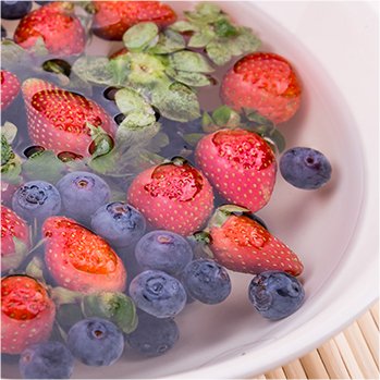 Lavare verdure e frutta